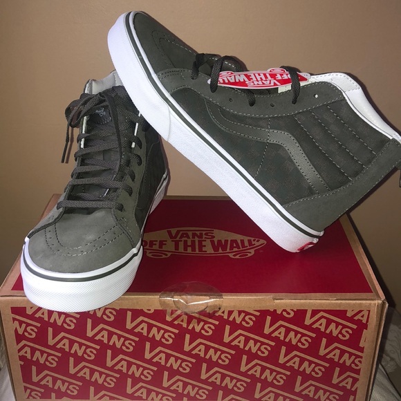 vans sk8 hi forest green